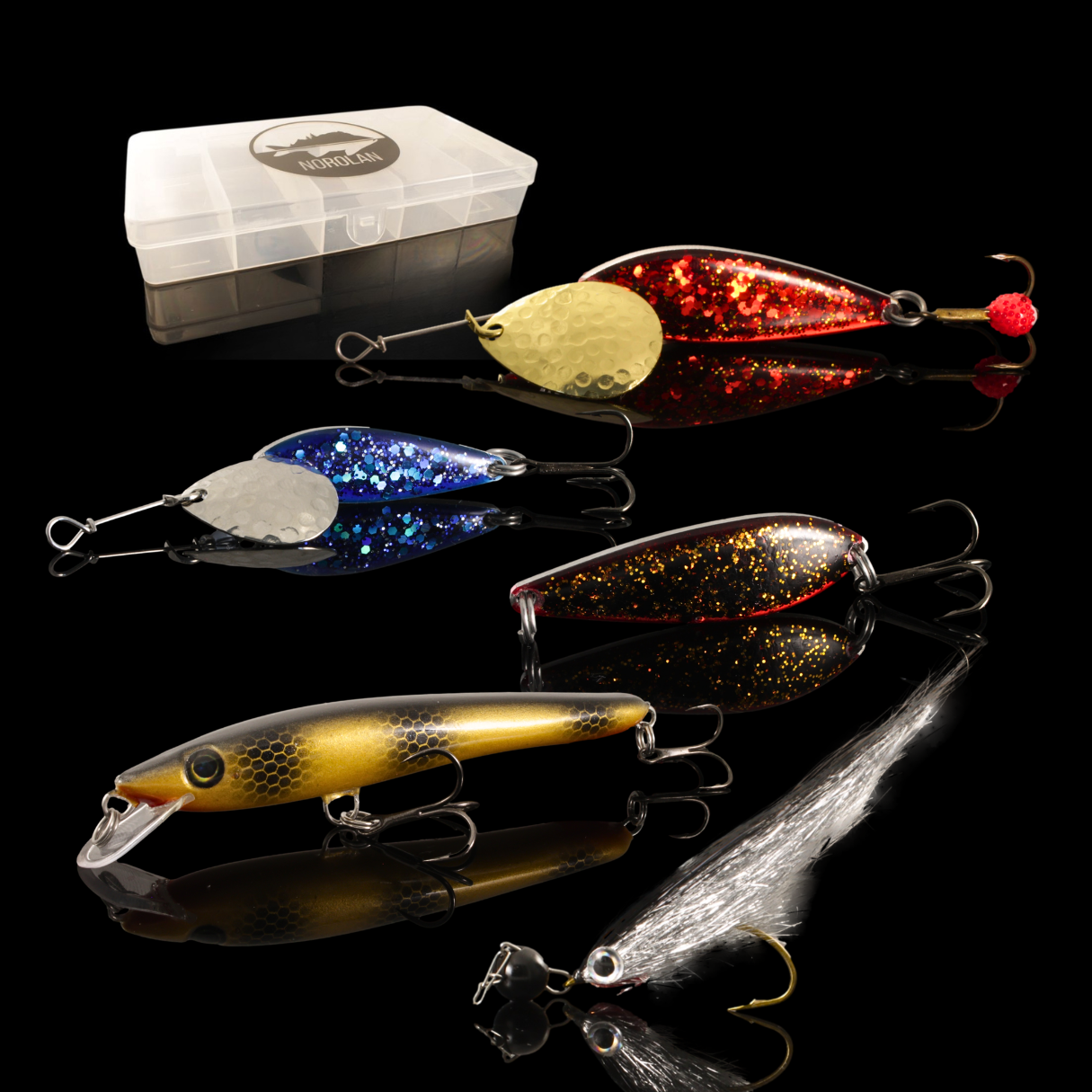 5 best trout lures Norolan's 5-pack – Norolan EU like profile Bass Pro Shops XPS Grass Green Weight:#8